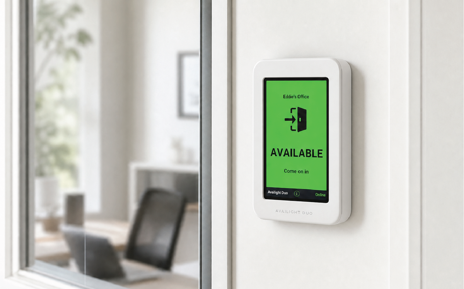 Availight Duo Door Unit mounted outside an office