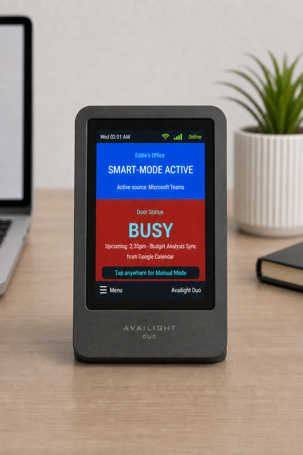 Availight Controller showing Smart Display mode
