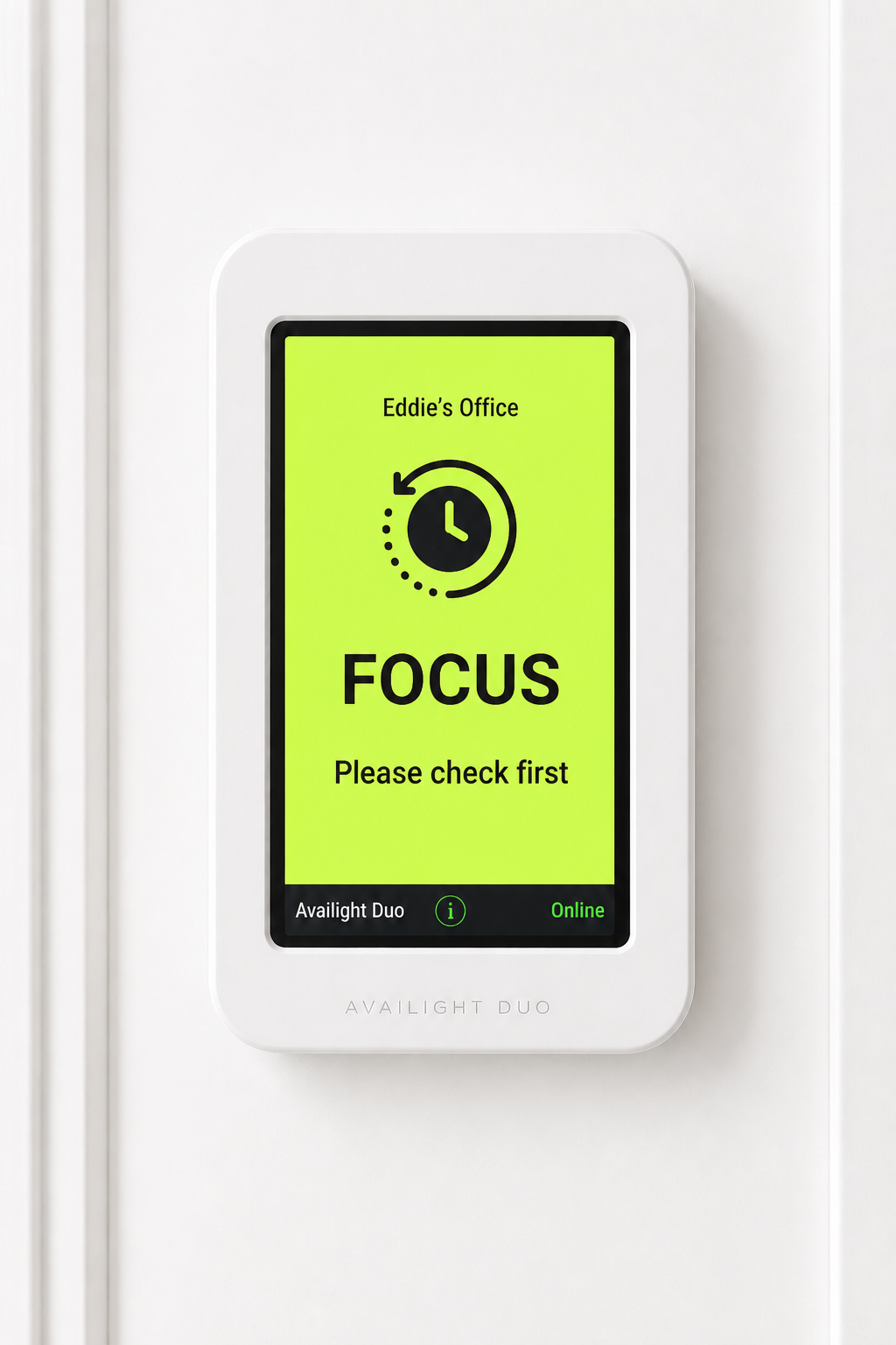 Availight Door Unit showing Focus status